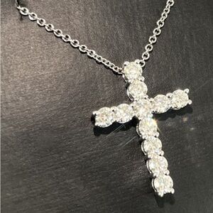 New Stainless Steel 1.1 Ct Moissanite Necklace